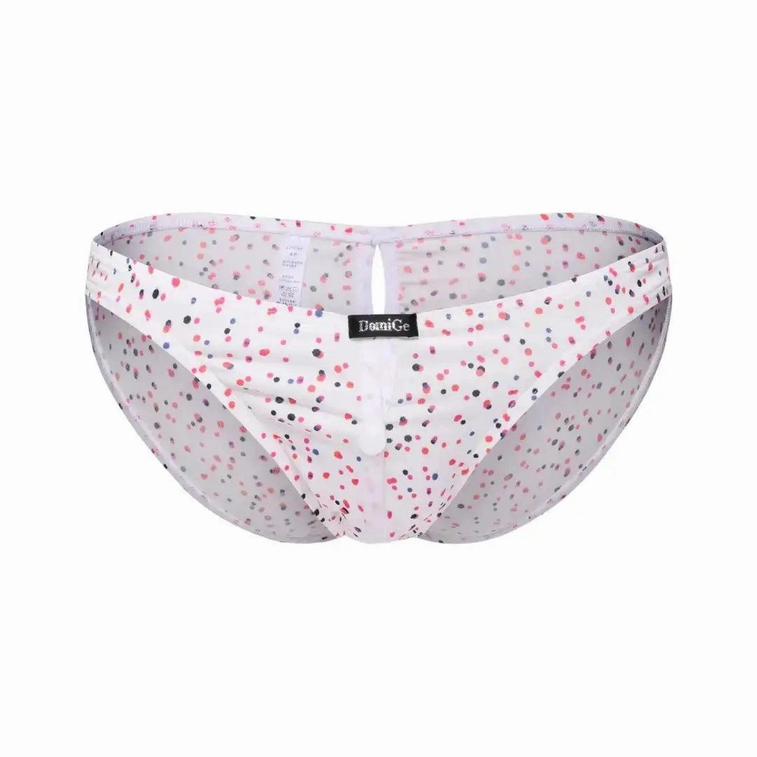 DomiGe Men's Briefs with Flexible Waistband Easy-Access Front Open Button