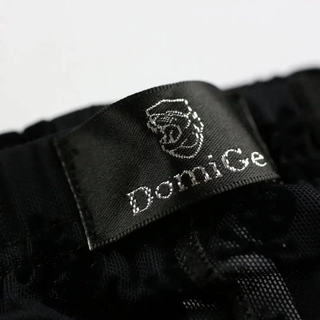 DomiGe Men's Flocking Boxer Briefs - Soft Mesh Pouch Underwear for Men
