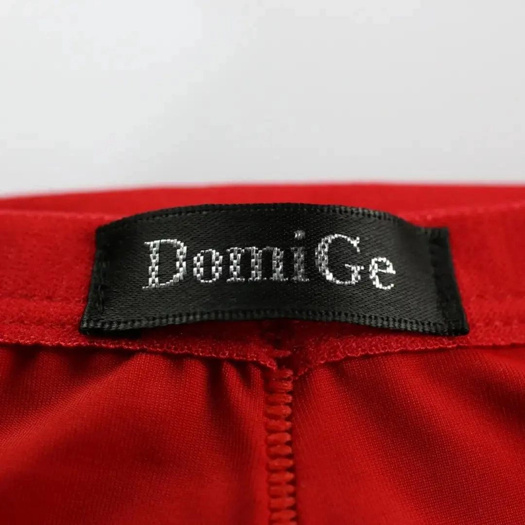 DomiGe Men's Ice Silk Briefs Mid-Waist Briefs Seamless Underwear