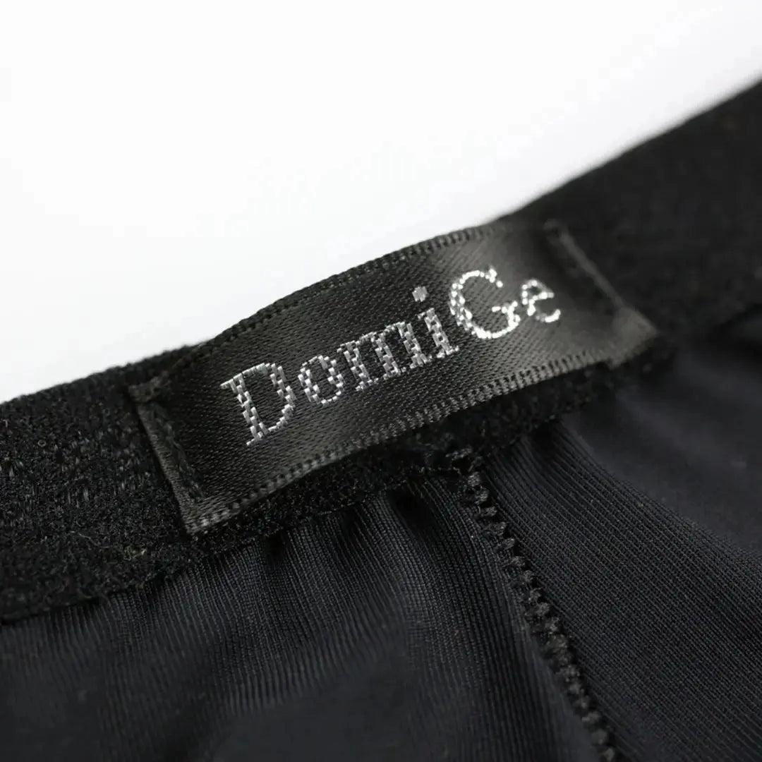 DomiGe Men's Ice Silk Briefs Mid-Waist Briefs Seamless Underwear