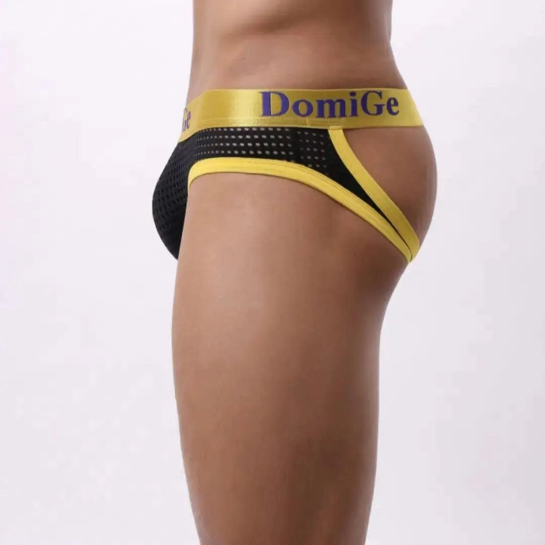 DomiGe Men's Jock Straps Unleash Your Freedom Male Underwear Thongs