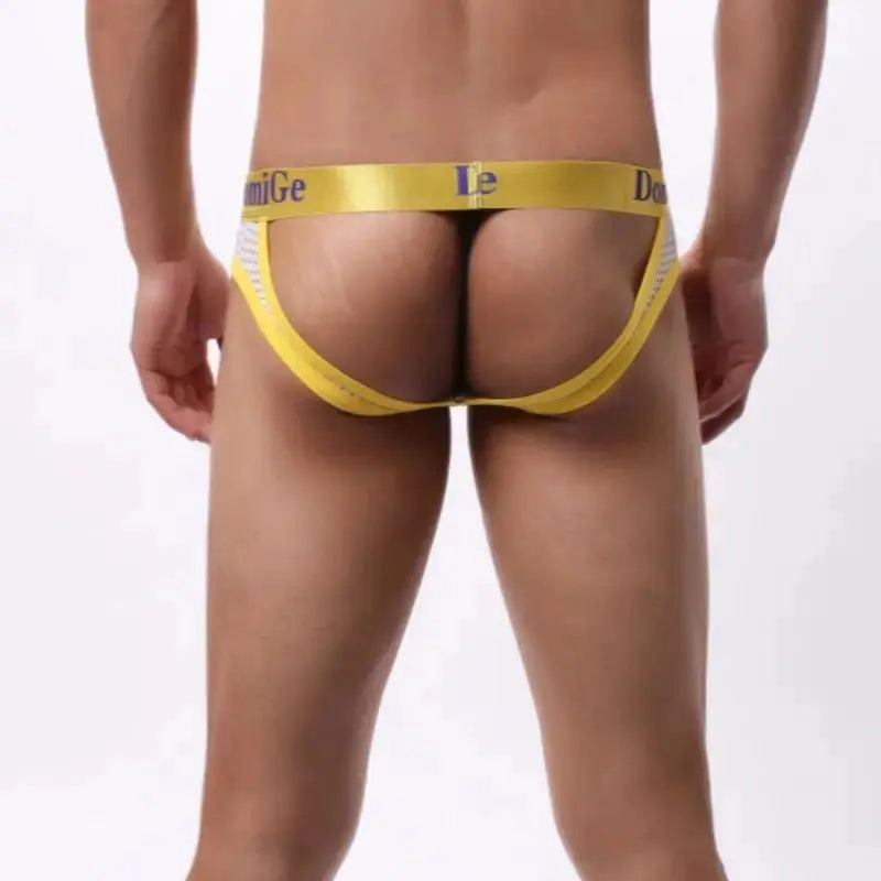 DomiGe Men's Jock Straps Unleash Your Freedom Male Underwear Thongs