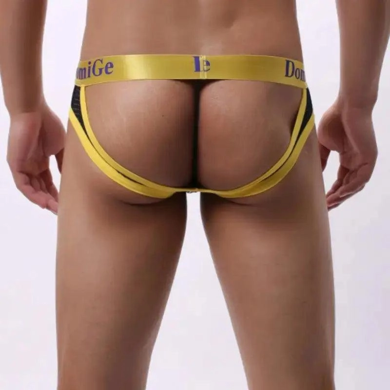 DomiGe Men's Jock Straps Unleash Your Freedom Male Underwear Thongs