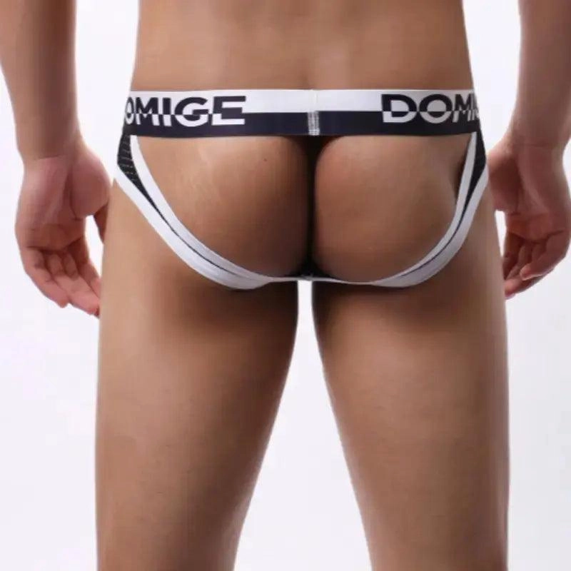 DomiGe Men's Jock Straps Unleash Your Freedom Male Underwear Thongs