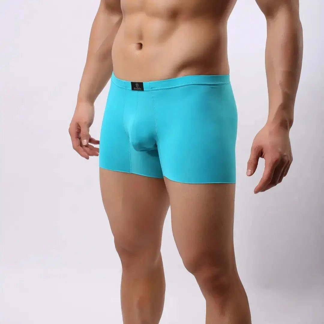 DomiGe Men's Mid-Waist Boxer Briefs Stylish Underwear for Men