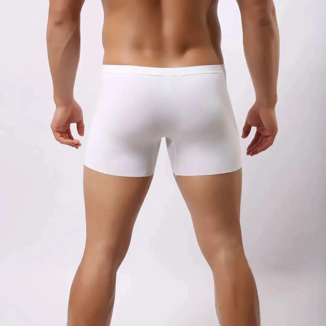 DomiGe Men's Mid-Waist Boxer Briefs Stylish Underwear for Men