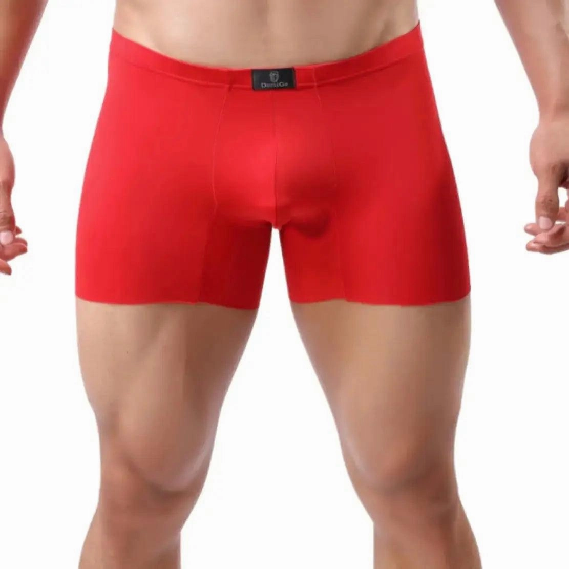 DomiGe Men's Mid-Waist Boxer Briefs Stylish Underwear for Men