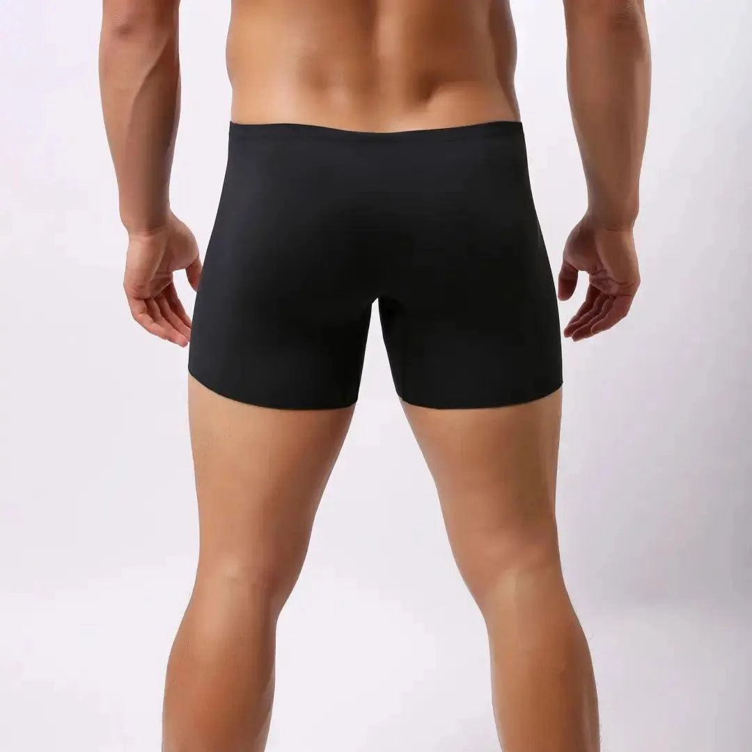 DomiGe Men's Mid-Waist Boxer Briefs Stylish Underwear for Men