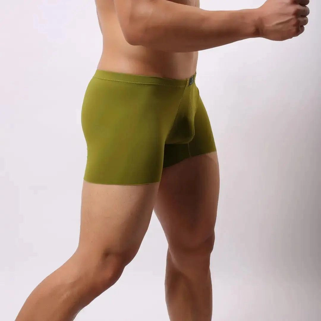 DomiGe Men's Mid-Waist Boxer Briefs Stylish Underwear for Men
