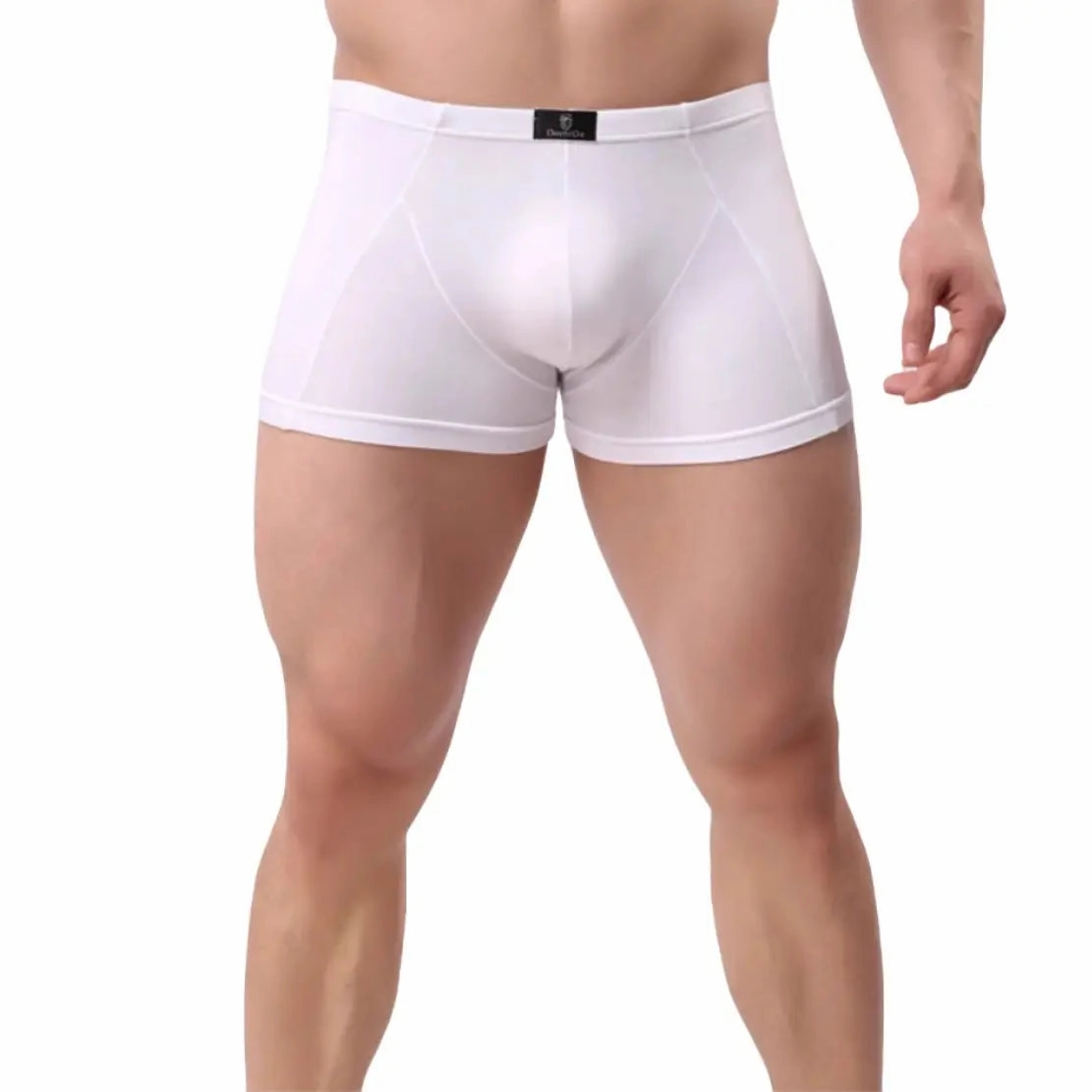 DomiGe Men's Modal Boxer Shorts - Smooth Edges & Rear Support