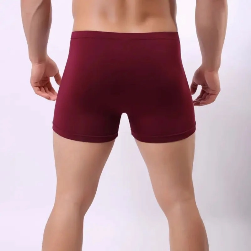 DomiGe Men's Modal Boxer Shorts - Smooth Edges & Rear Support