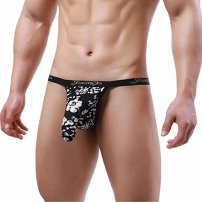 DomiGe Men's Pouch T-Back Thong with Separation Extra Room Male Underwear