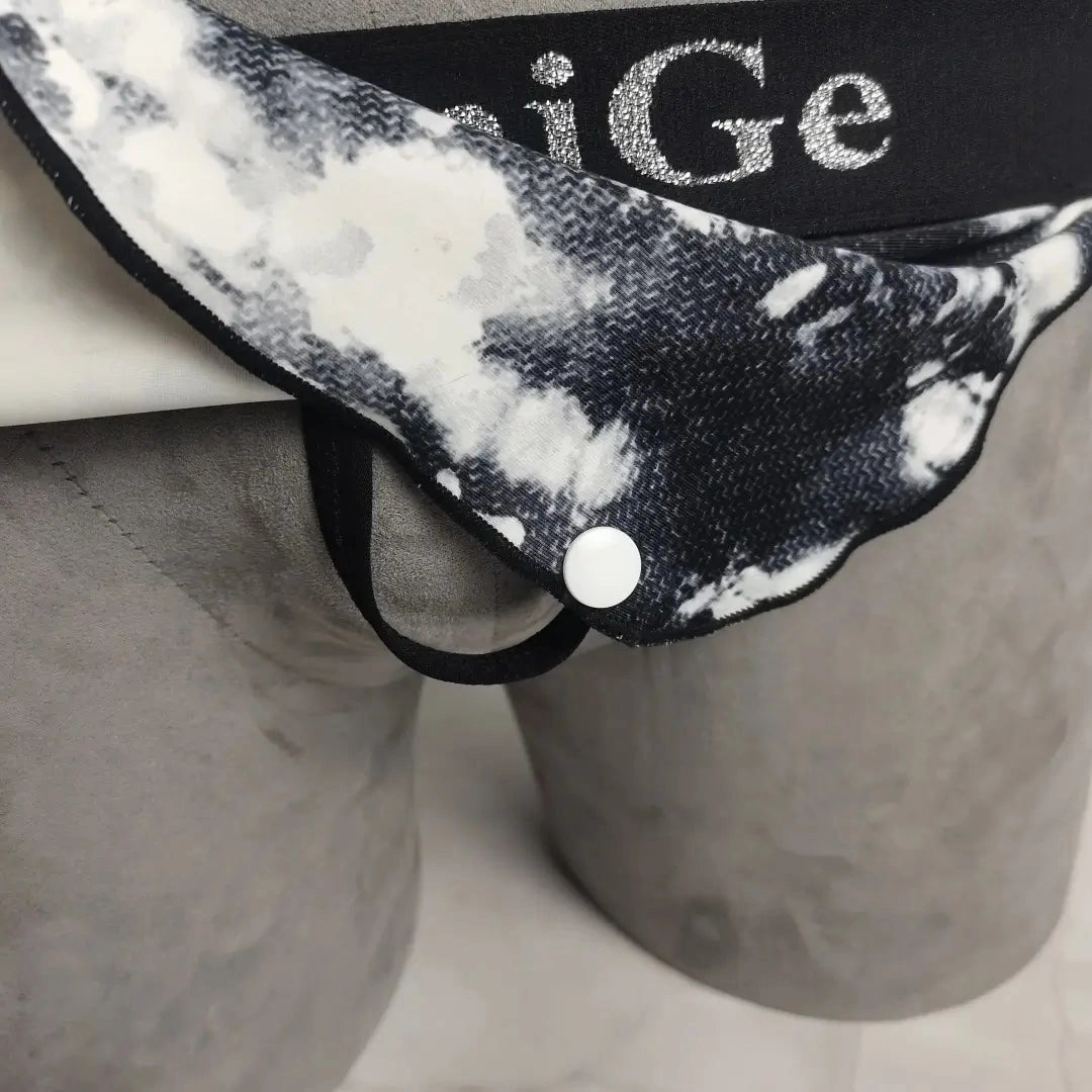 DomiGe Men's Sexy Thong Underwear - Stretch Cotton Cock Socks