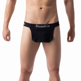 DomiGe Men's Sexy Thong Underwear - Stretch Cotton Cock Socks
