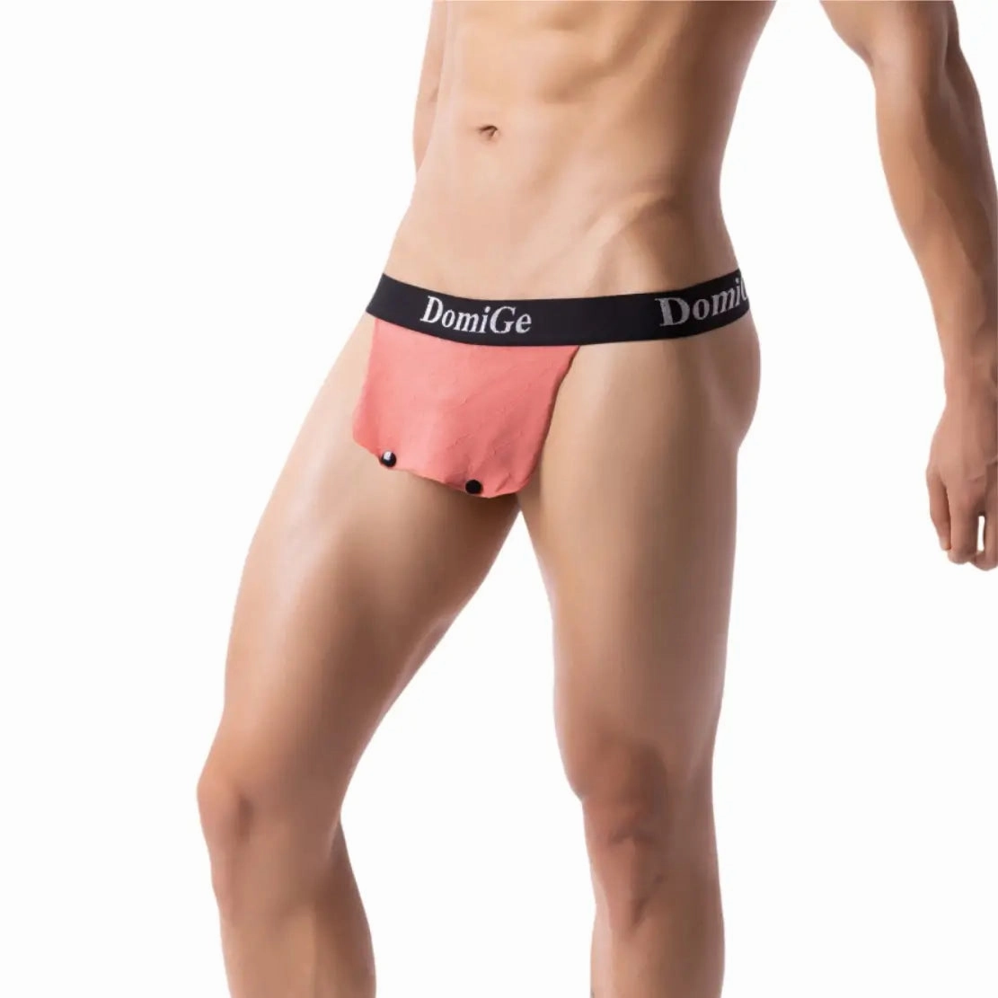 DomiGe Men's Sexy Thong Underwear - Stretch Cotton Cock Socks