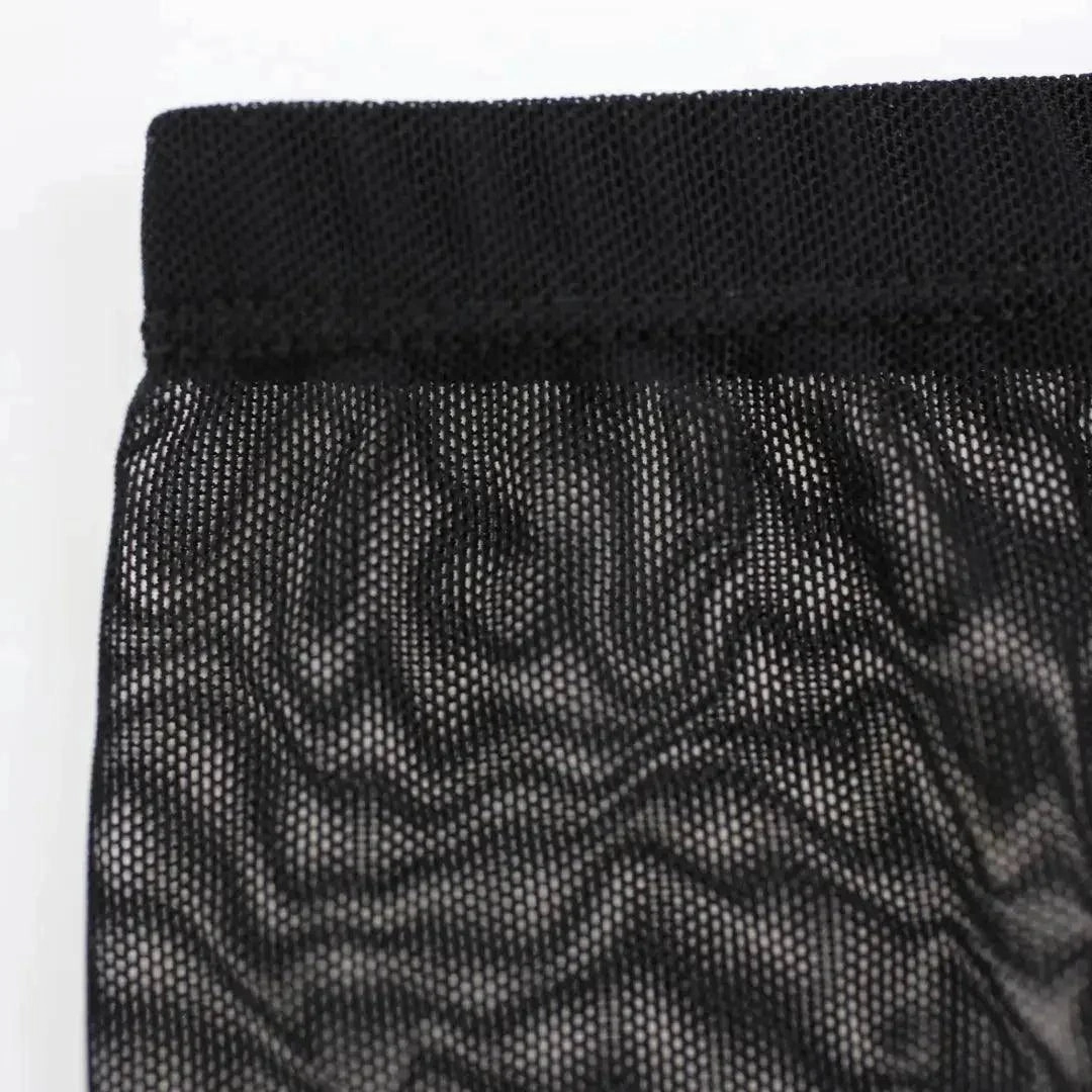 DomiGe Men's Sheer Mesh Boxer Shorts - Breathable & Sexy Male Underwear
