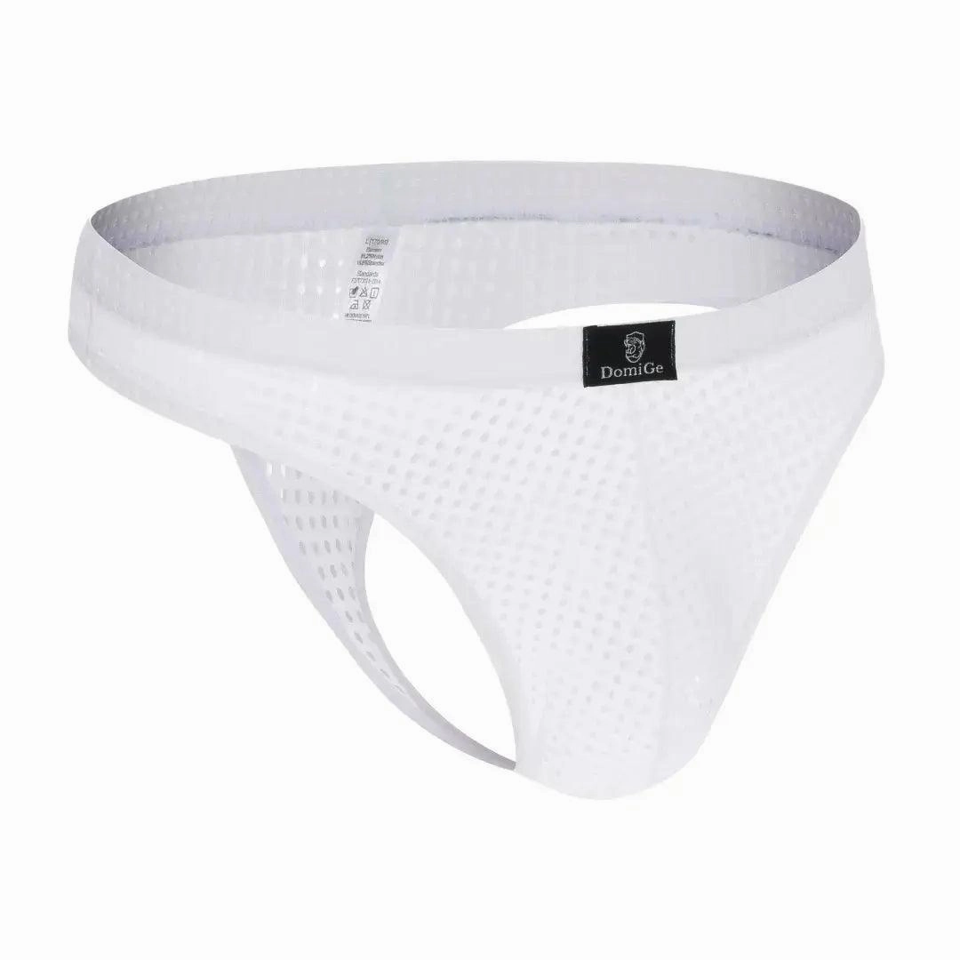 DomiGe Mesh Men's Bikini Briefs: Sleek, Breathable Comfort Male G-String