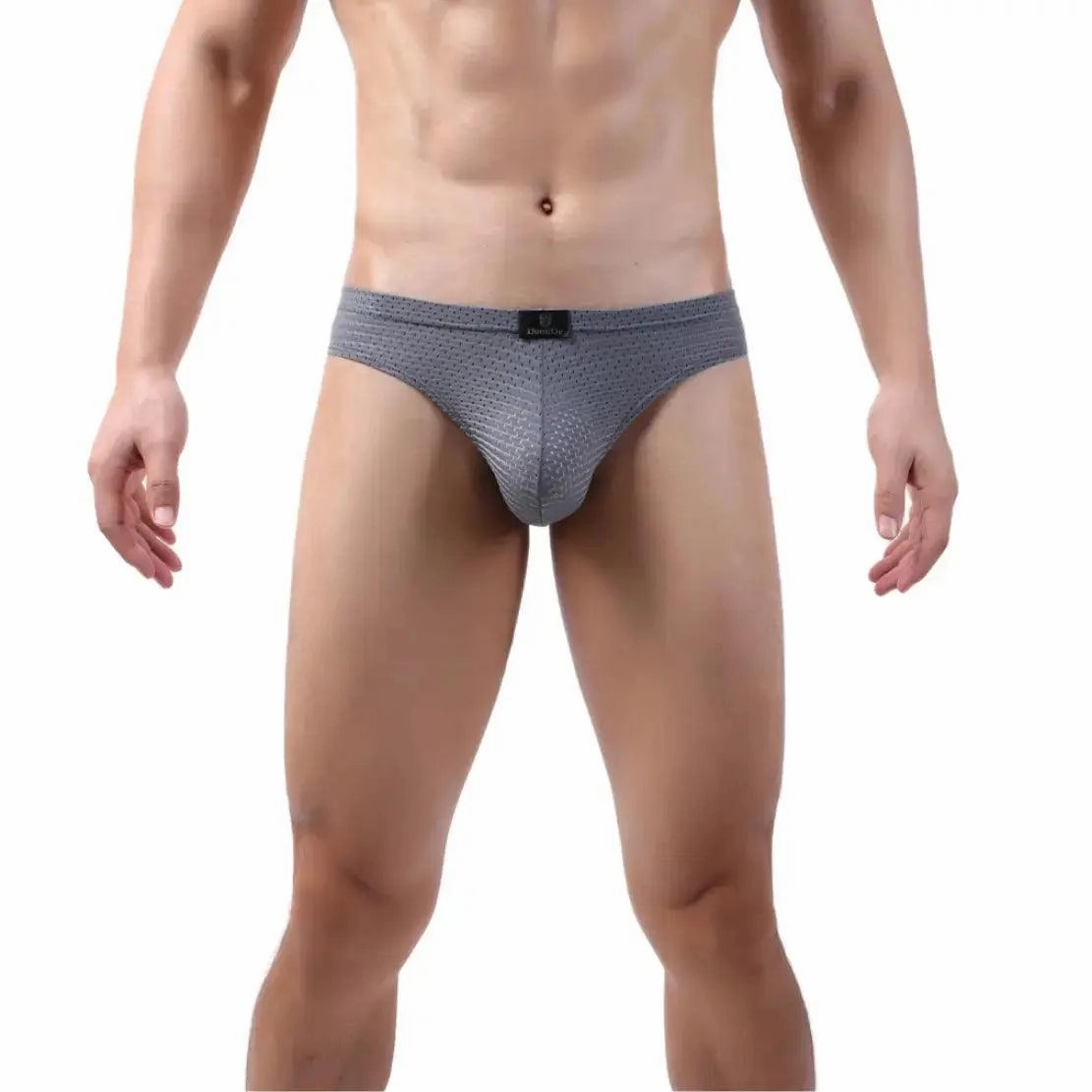 DomiGe Mesh Men's Bikini Briefs: Sleek, Breathable Comfort Male G-String