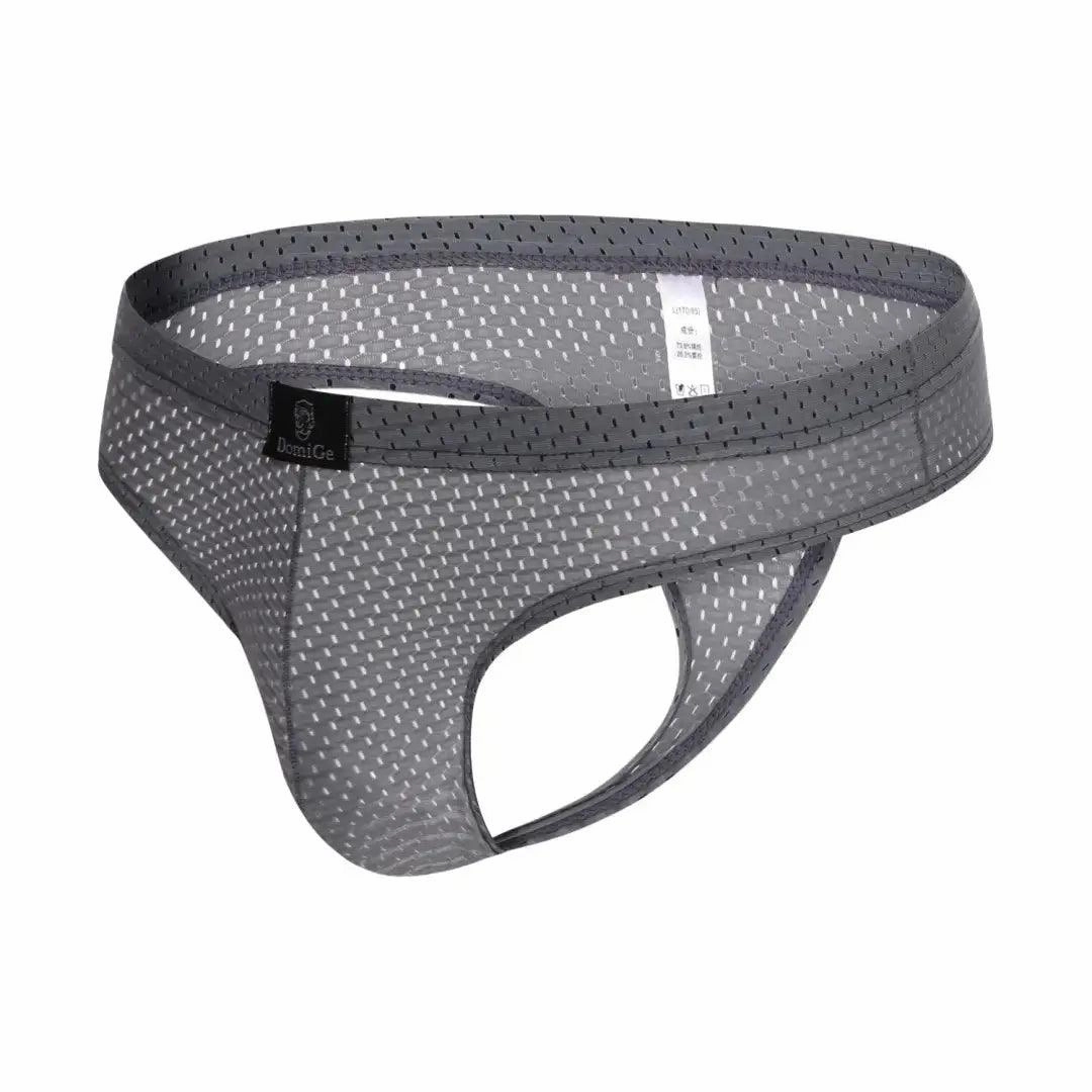 DomiGe Mesh Men's Bikini Briefs: Sleek, Breathable Comfort Male G-String