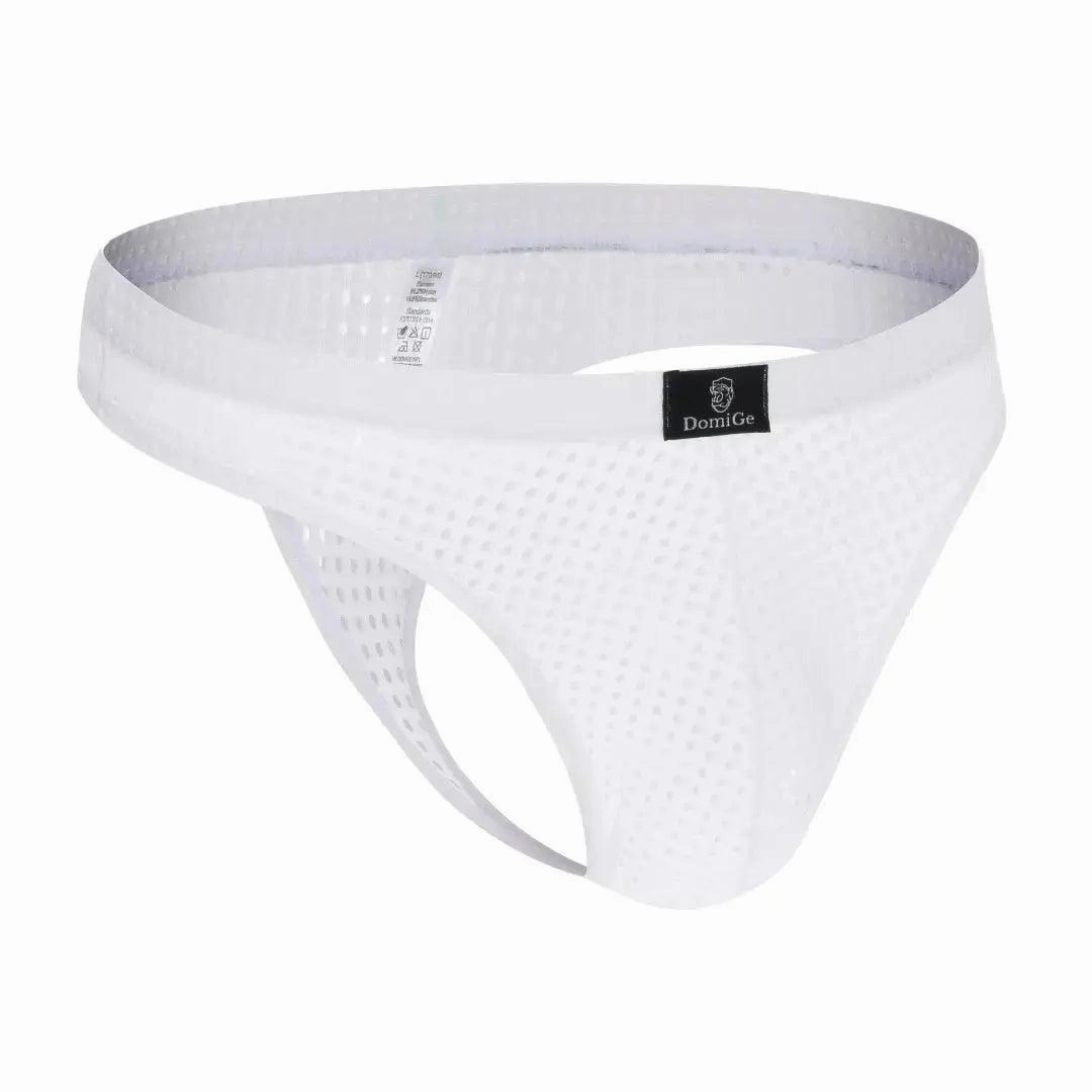 DomiGe Mesh Men's Bikini Briefs: Sleek, Breathable Comfort Male G-String