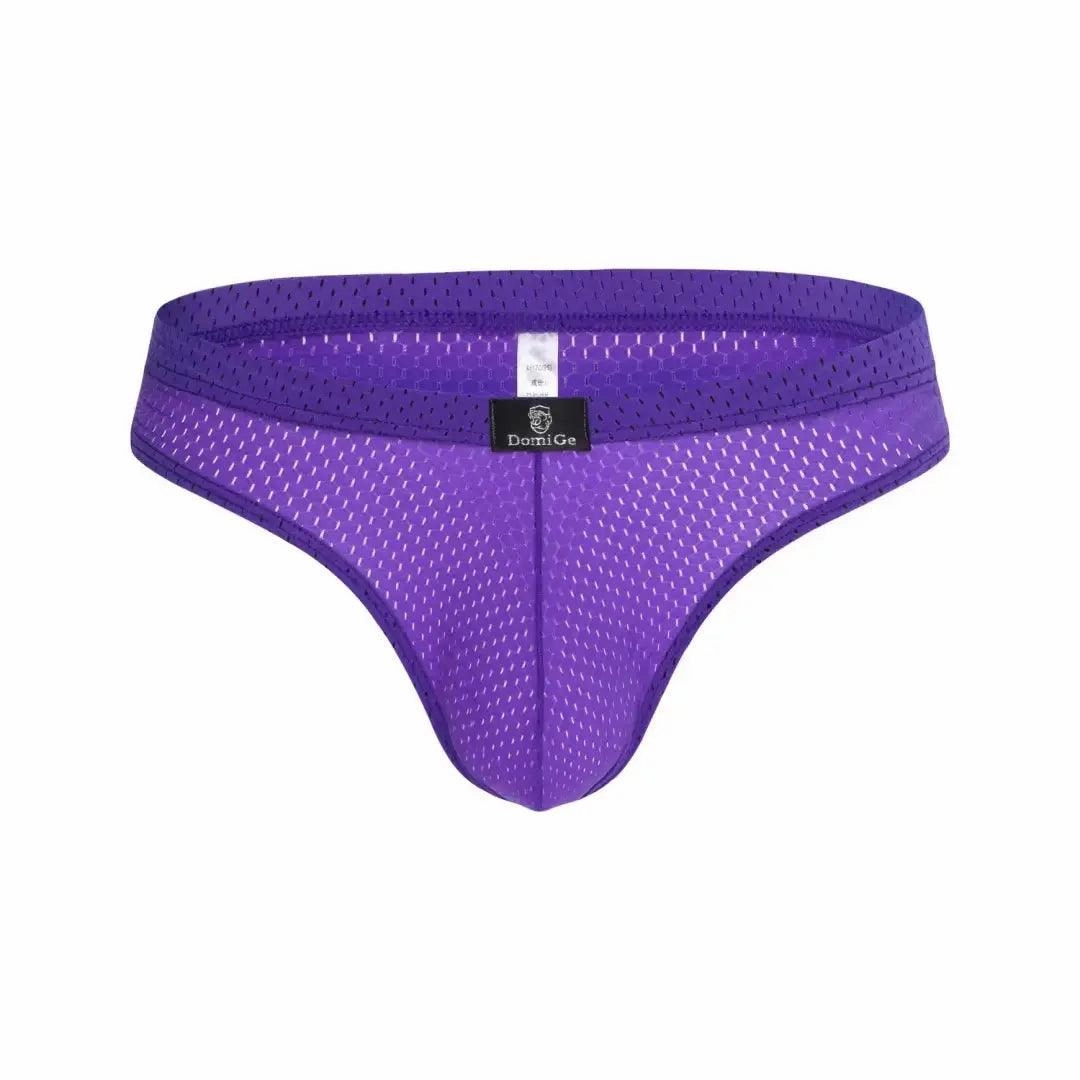 DomiGe Mesh Men's Bikini Briefs: Sleek, Breathable Comfort Male G-String