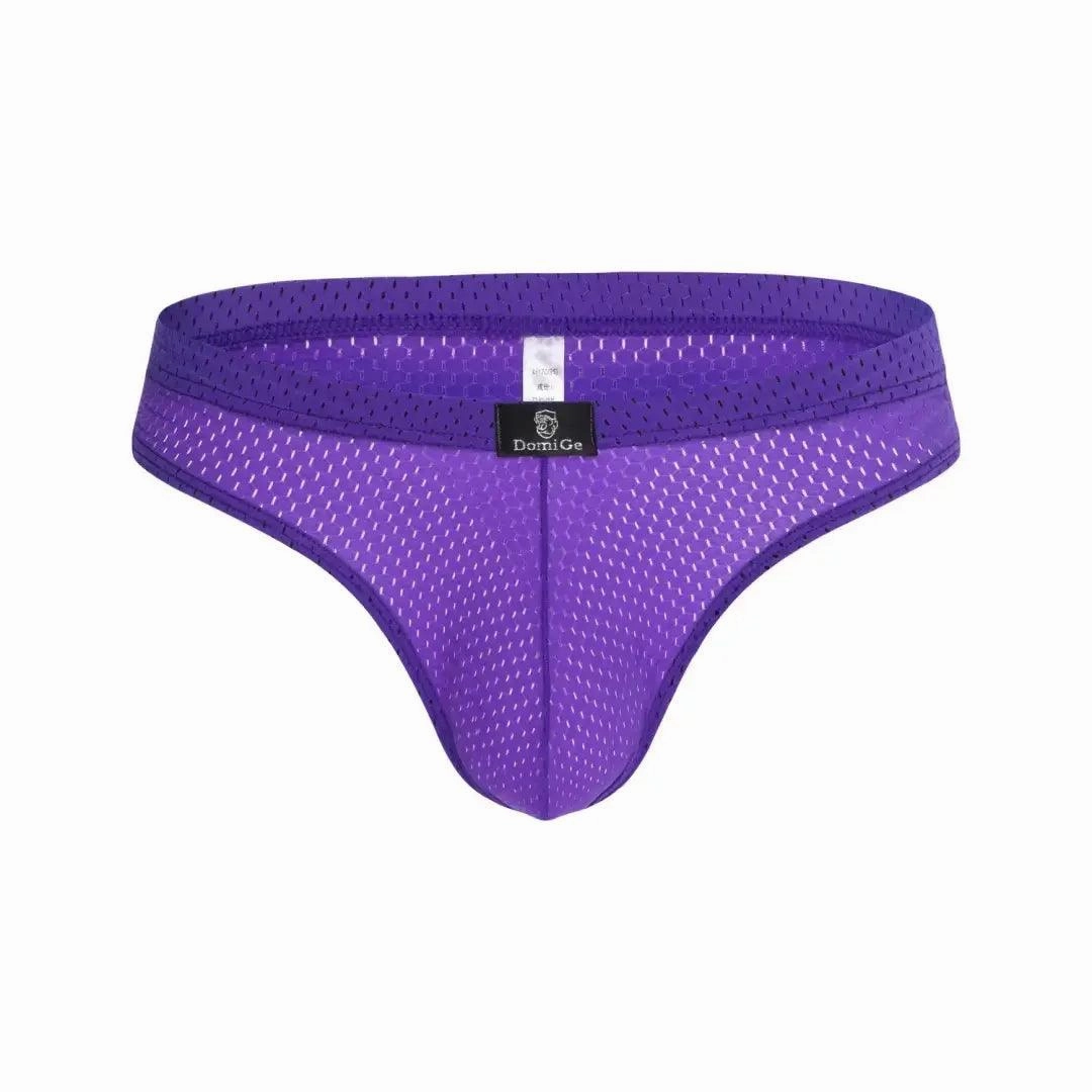 DomiGe Mesh Men's Bikini Briefs: Sleek, Breathable Comfort Male G-String
