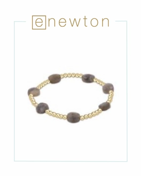 E Newton Admire Gold 3mm Bead Bracelet - Labradorite