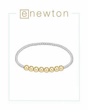 E Newton Classic Beaded Bliss Bead Bracelet - Mixed Metal