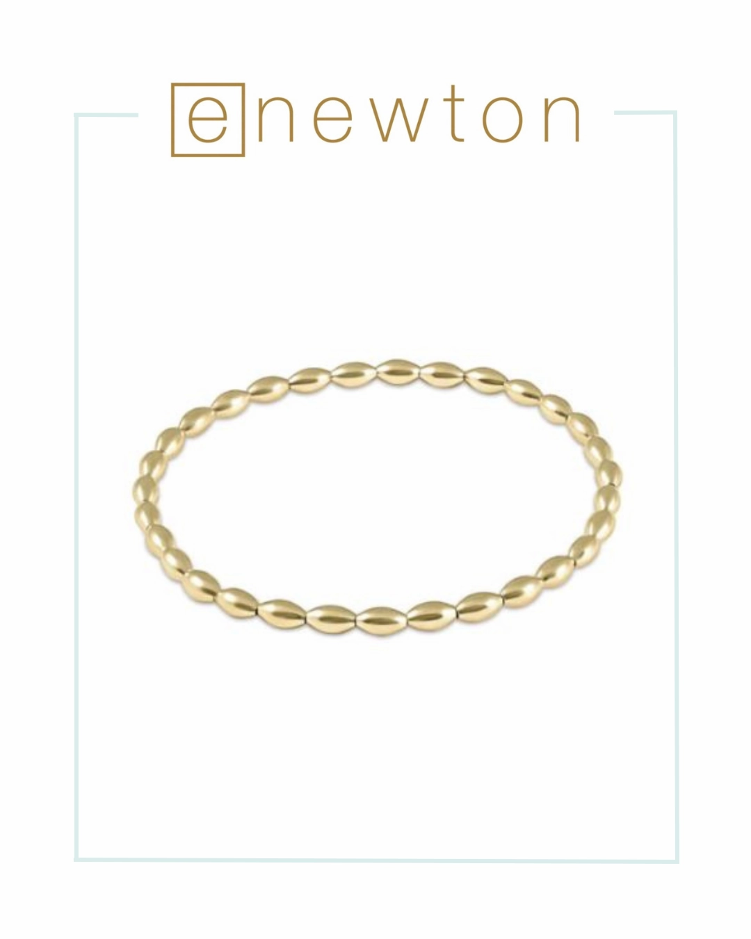 E Newton Harmony Small Gold Bead Bracelet