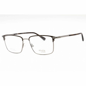 Elasta Men's Eyeglasses - Dark Brown Metal Rectangular Full Rim Frame | E 7248 0R0Z 00