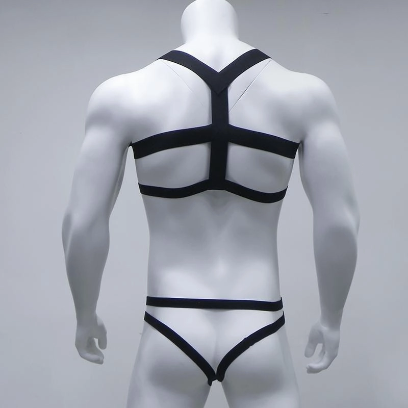 Elastic Chest Harness   Jockstrap