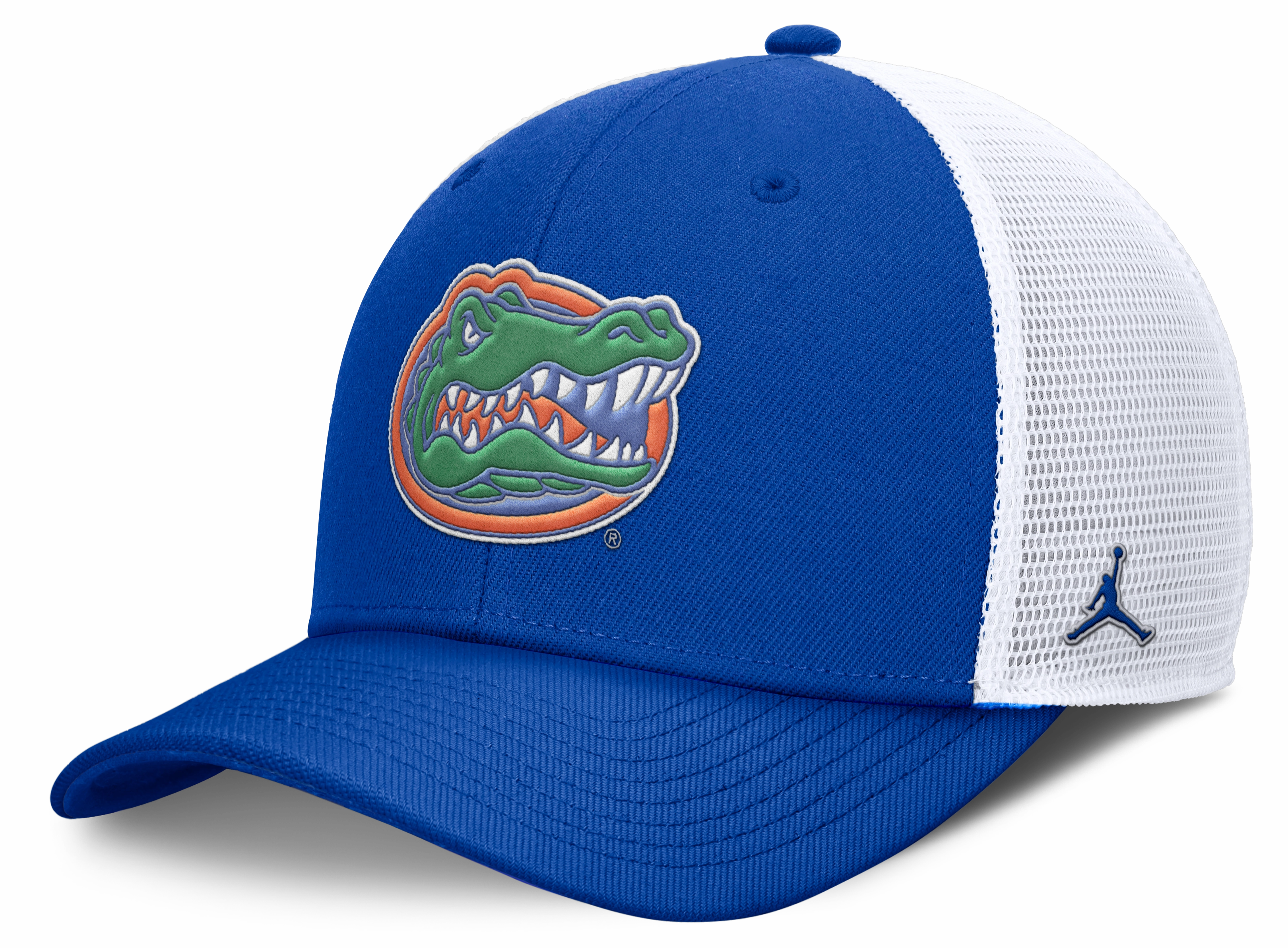 Florida Gators Jumpman Club Blue Adjustable Snapback Trucker Hat