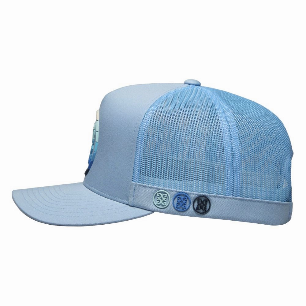 Gfore Gradient Circle G's Cotton Twill Trucker Golf Cap Baja - SP25 Men