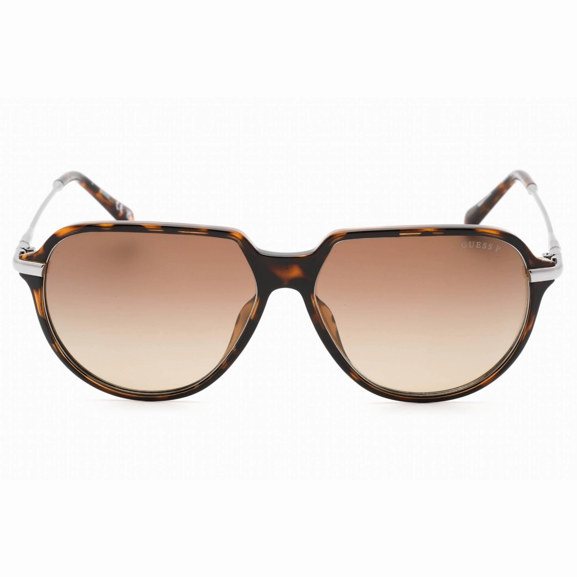 Guess Men's Sunglasses - Dark Havana Injected Propionate Aviator Frame | GU00067 52H