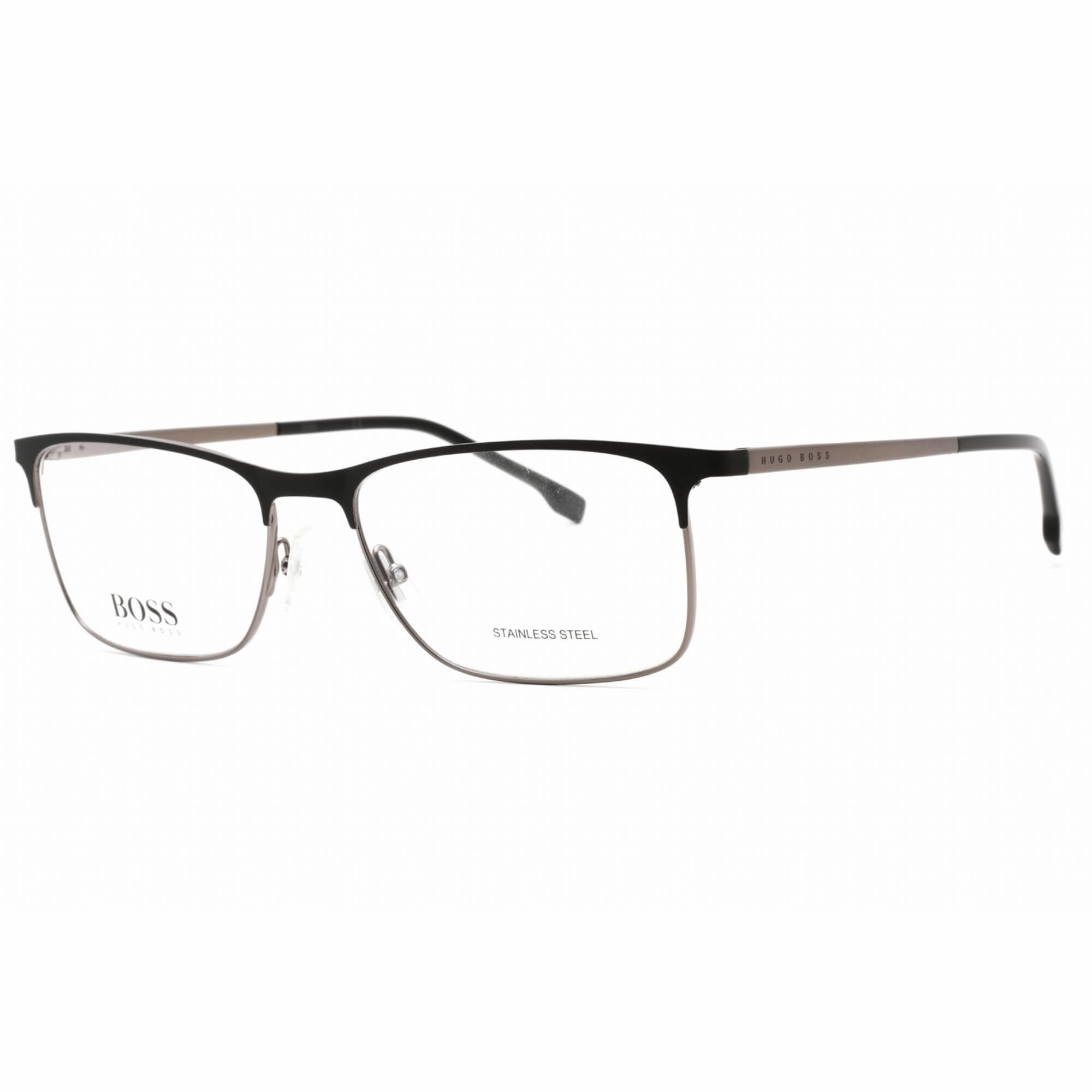 Hugo Boss Men's Eyeglasses - Matte Black Dark Ruthenium Frame | BOSS 1186 0RZZ 00