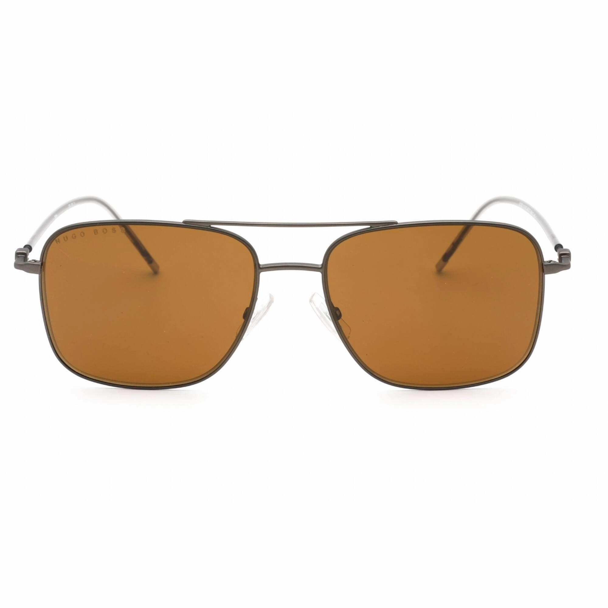 Hugo Boss Men's Sunglasses - Brown Lens Matte Dark Ruthenium | BOSS 1310/S 0R80 70
