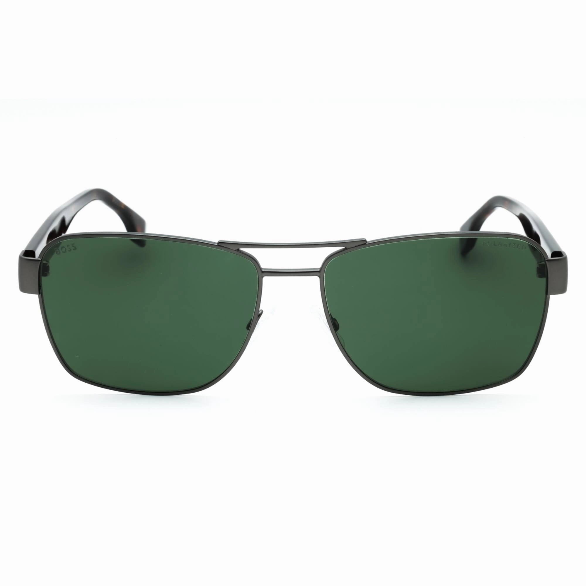 Hugo Boss Men's Sunglasses - Matte Dark Ruthenium Metal Frame | BOSS 1441/S 0086 UC
