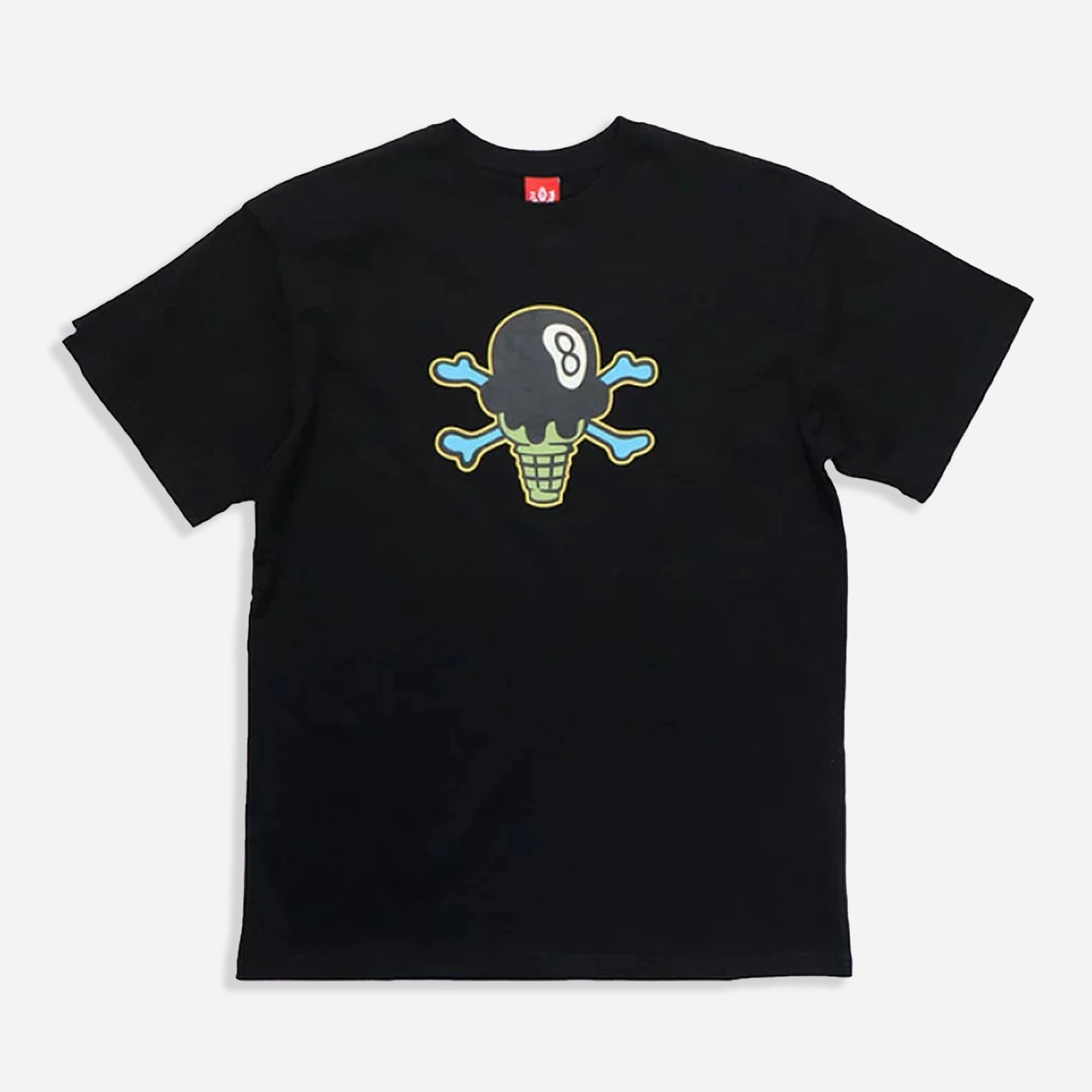 Icecream | 8 BALL S/S TEE { BLACK