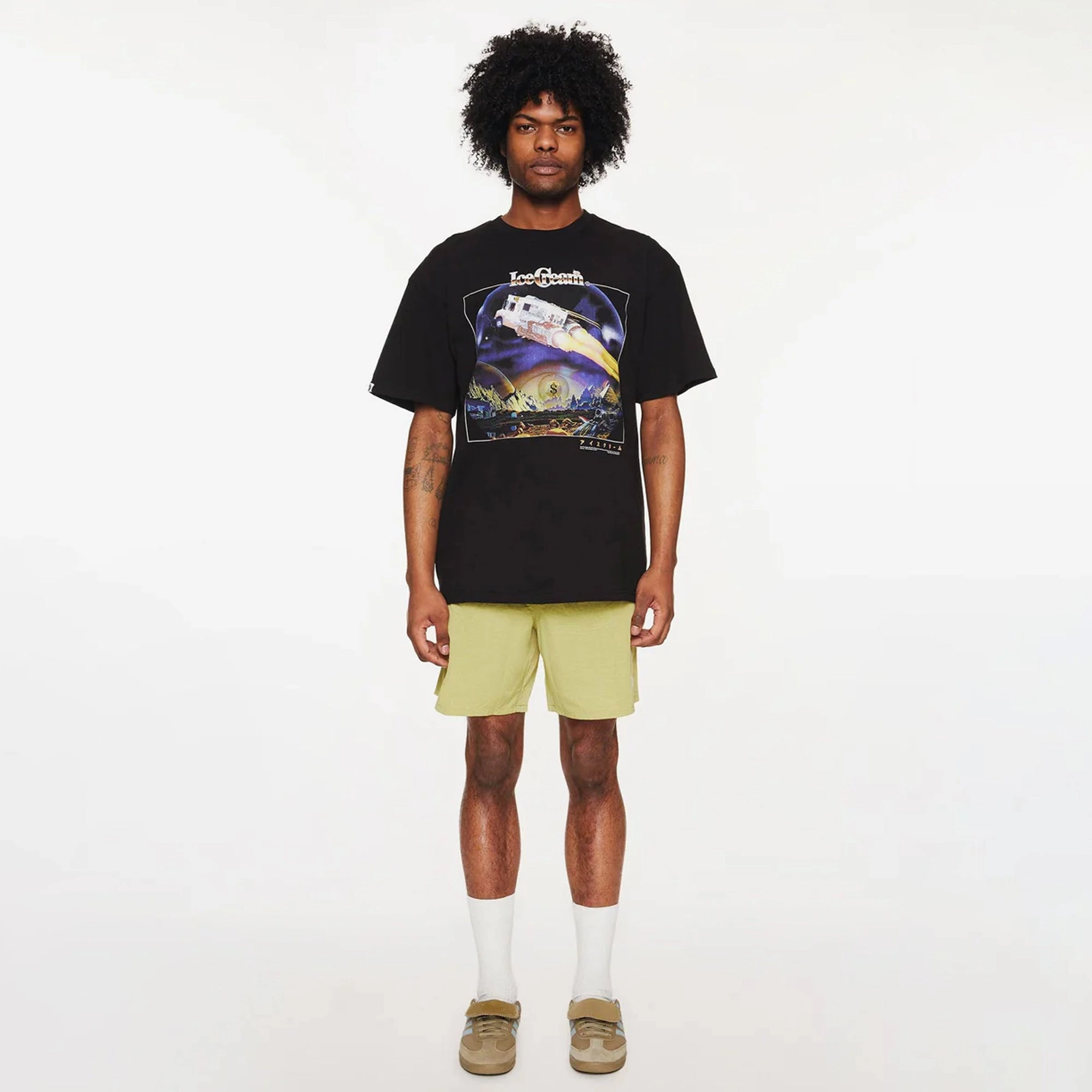 Icecream | STAR CONES S/S TEE { BLACK