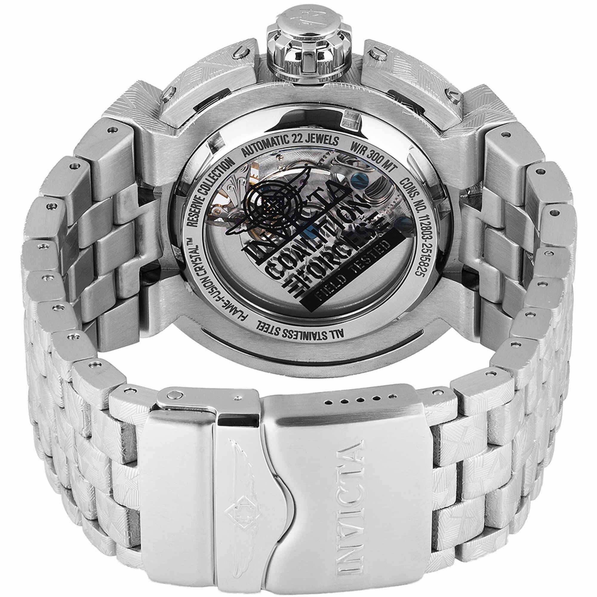 Invicta Men's Watch - Coalition Forces Automatic Silver Tone, Dark Blue Dial | 47709