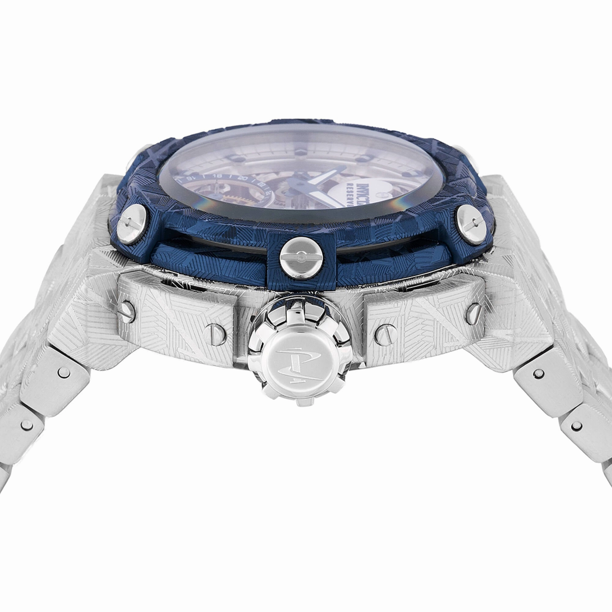 Invicta Men's Watch - Coalition Forces Automatic Silver Tone, Dark Blue Dial | 47709