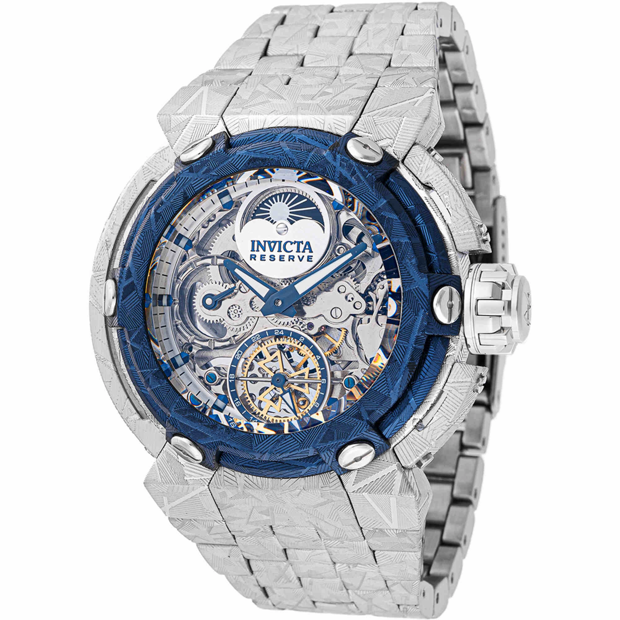 Invicta Men's Watch - Coalition Forces Automatic Silver Tone, Dark Blue Dial | 47709