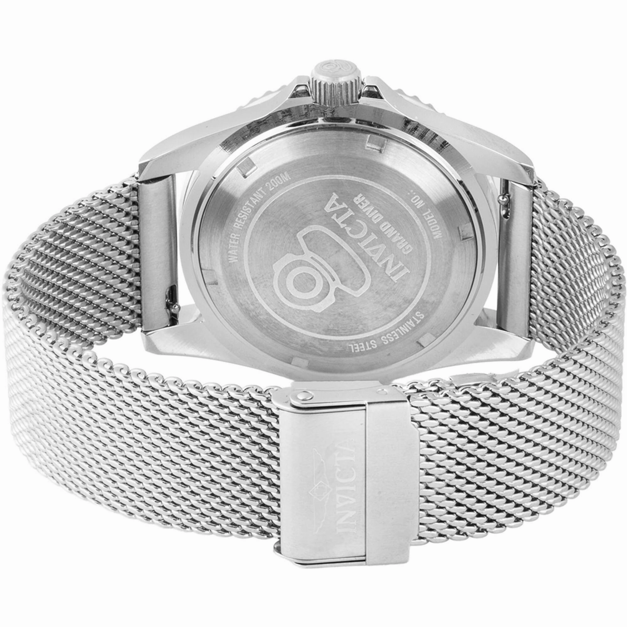 Invicta Men's Watch - Pro Diver Quartz Blue Dial Silver Steel Bracelet Dive | 48213