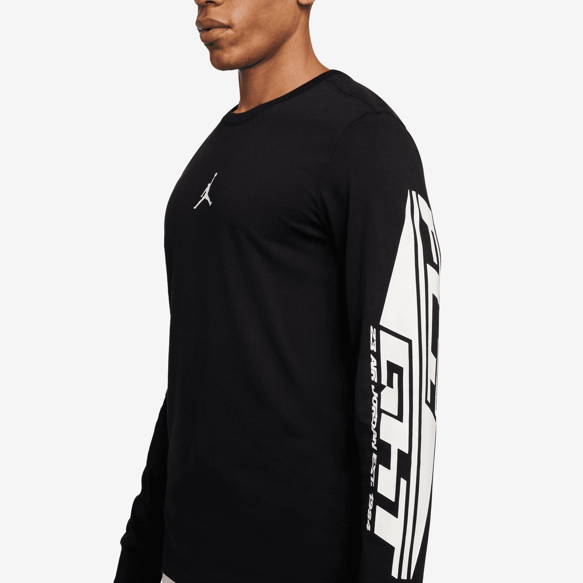 JORDAN | MVP LONG-SLEEVE T-SHIRT { BLACK/SAIL/SAIL