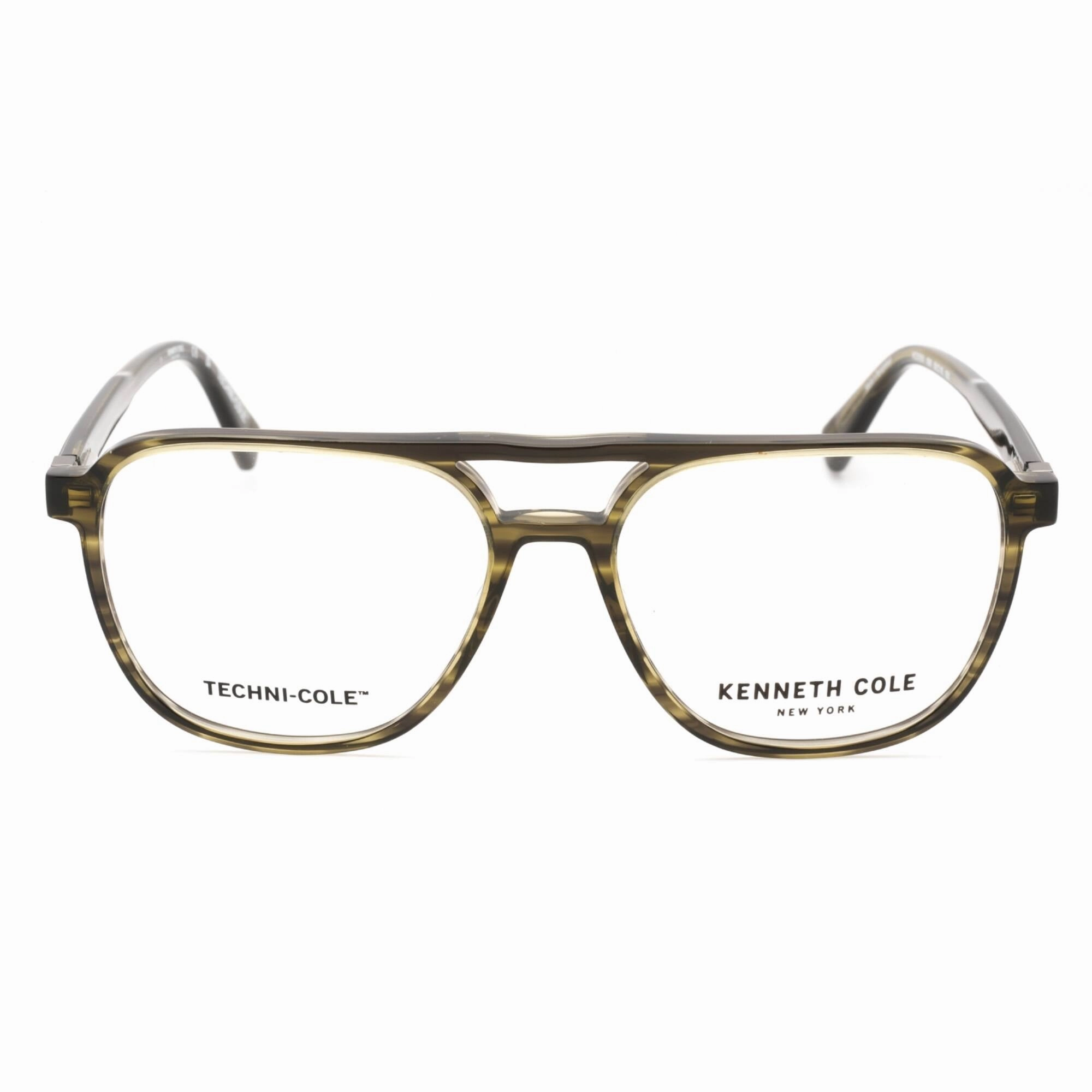 Kenneth Cole New York Men's Eyeglasses - Dark Green/Other Aviator Frame | KC0350 098