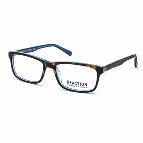 Kenneth Cole Reaction Men's Eyeglasses - Dark Havana Rectangular Frame | KC0787 052