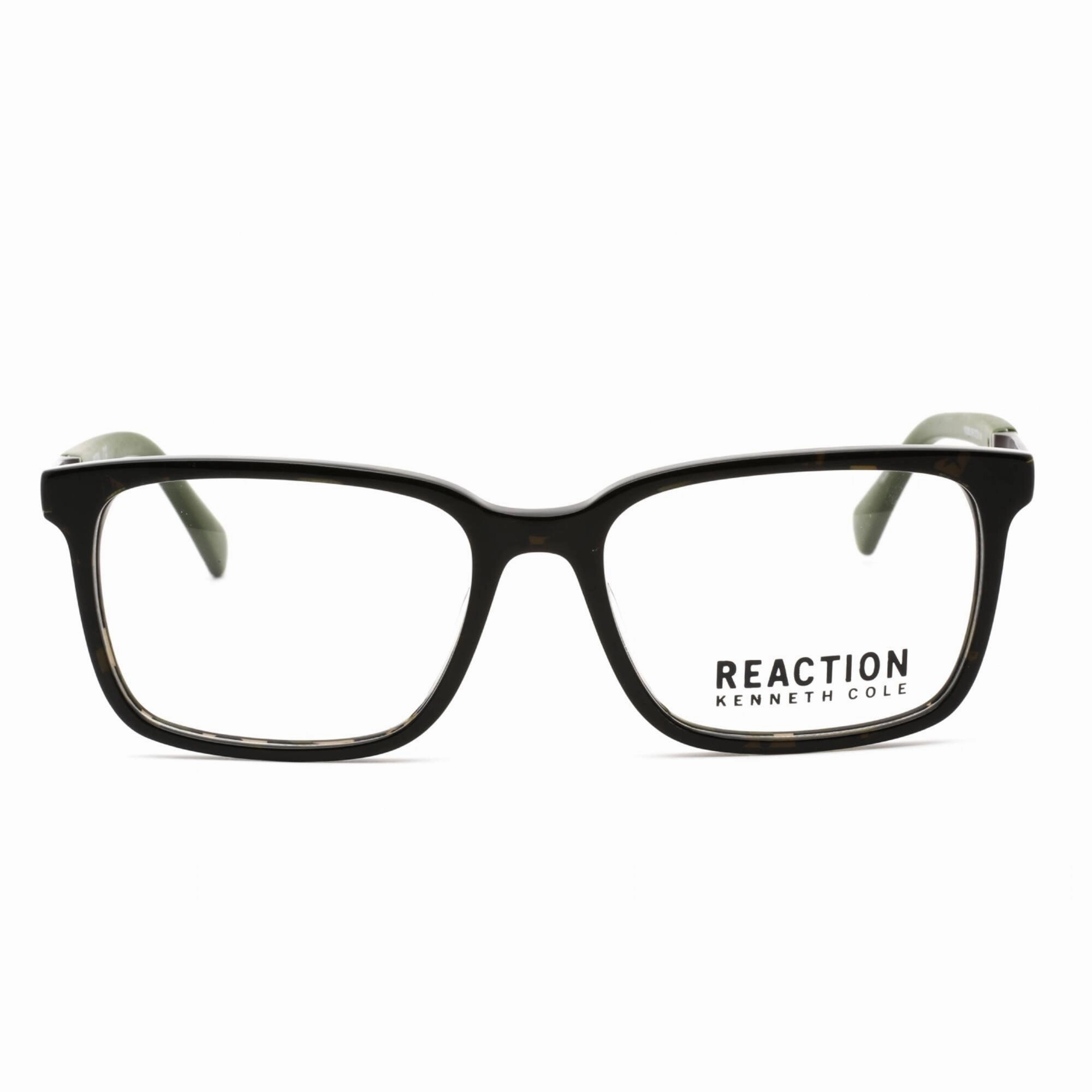 Kenneth Cole Reaction Men's Eyeglasses - Shiny Dark Green Plastic Frame | KC0825 096