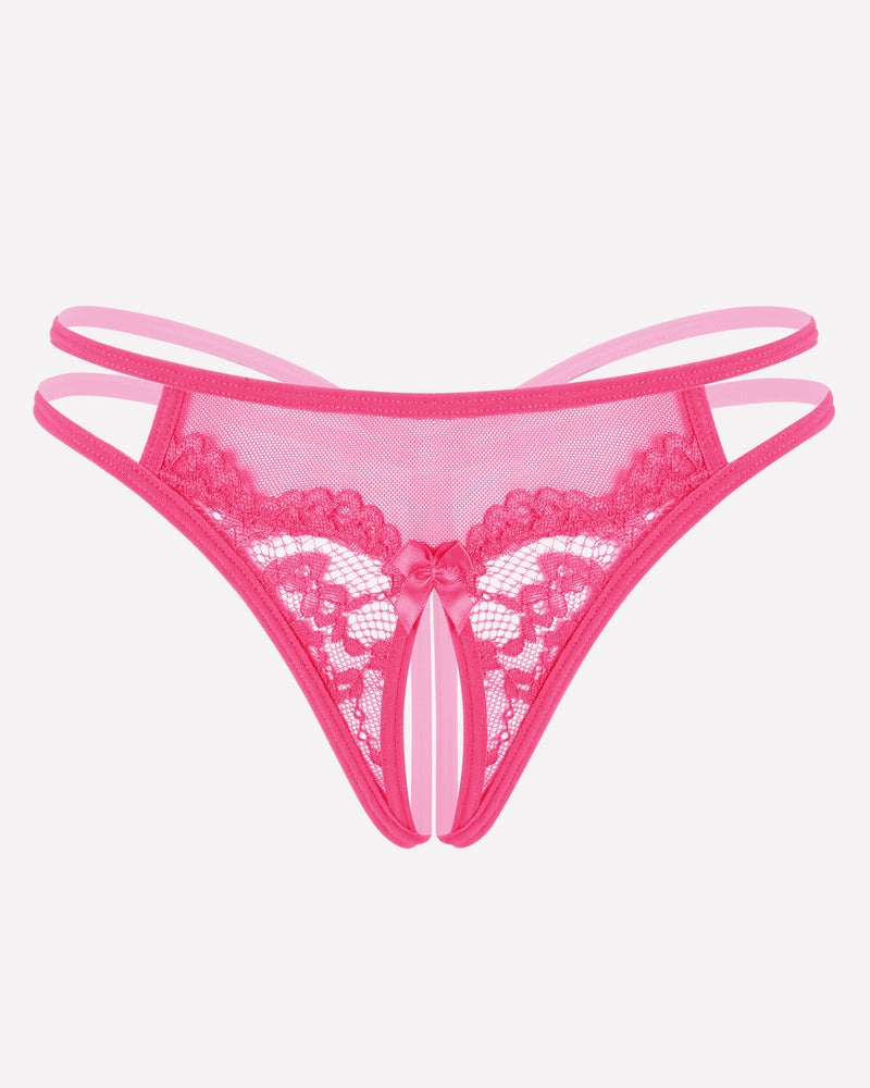 Lace Floral Lace Briefs G-String