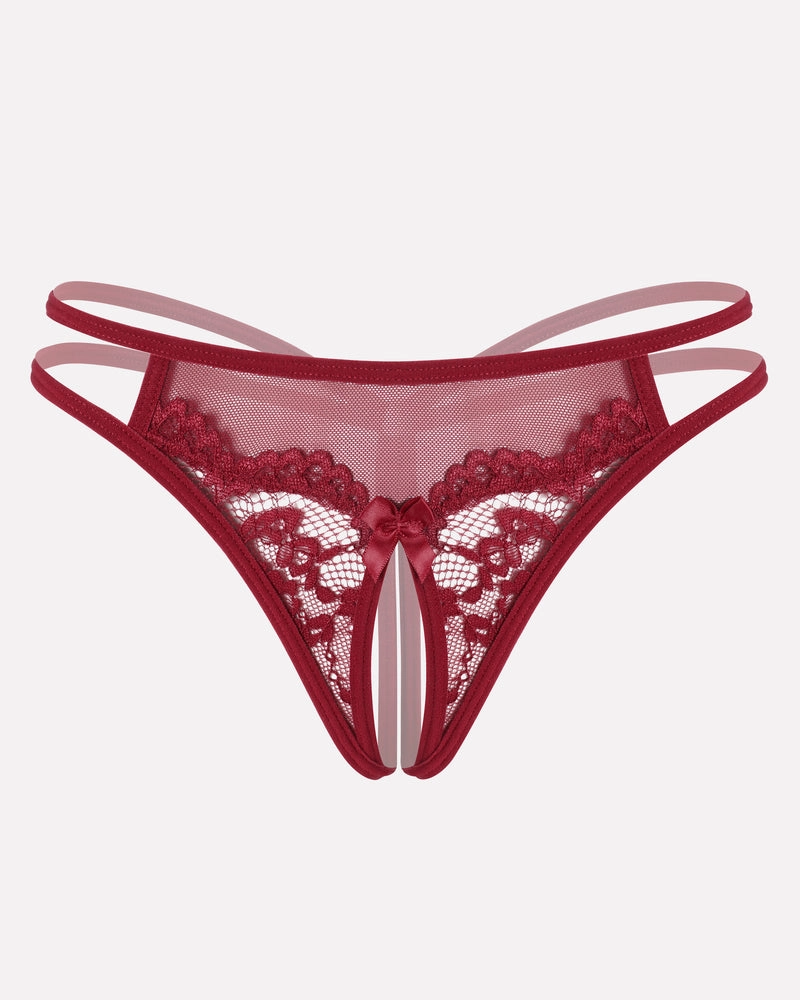 Lace Floral Lace Briefs G-String