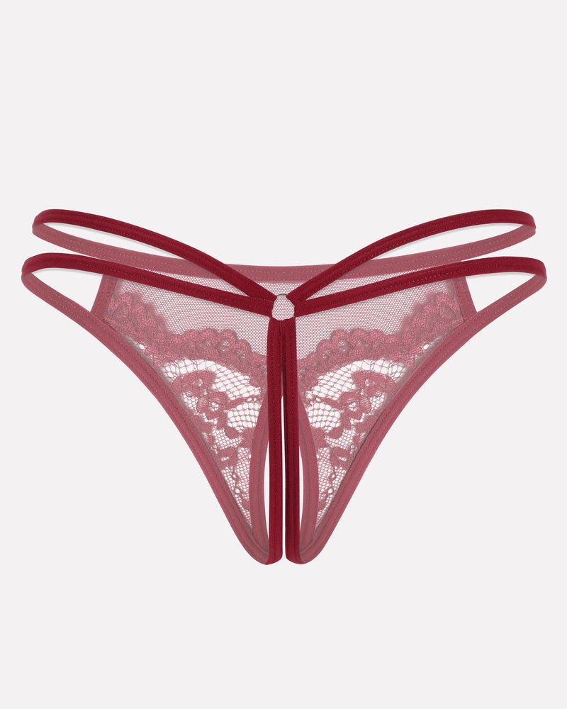 Lace Floral Lace Briefs G-String